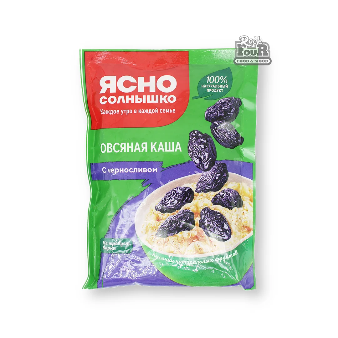 Oatmeal porridge "Yasno Solnyshko" with black plum 45g